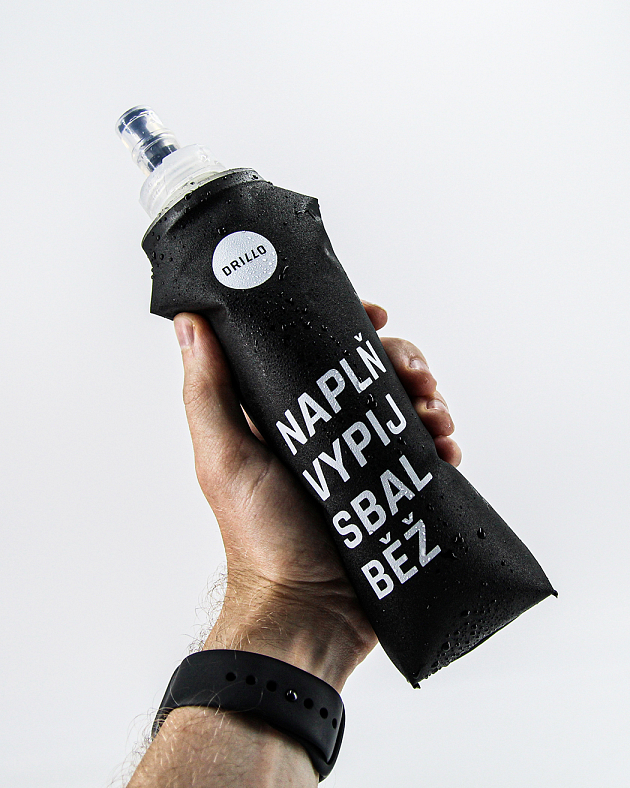 Běžecká sportovní láhev soft flask Black 500 ml